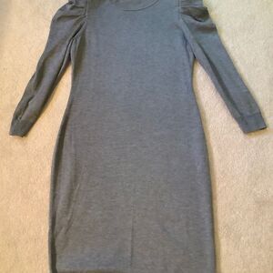 Calvin Klein grey sweater dress medium